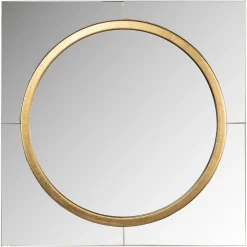 Richmond Interiors Gouden Spiegels|Ronde Spiegels|Spiegel Briana 51 x 51cm Goud