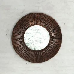 MUST Living Ronde Spiegels|Spiegel Cosmos Teakhout, 60cm