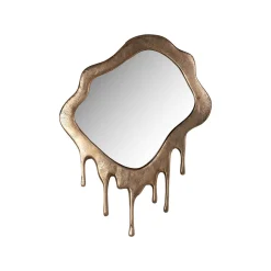 Richmond Interiors Gouden Spiegels|Spiegel Drops 74 x 56cm, kleur Brushed Gold