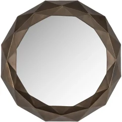 Richmond Interiors Gouden Spiegels|Ronde Spiegels|Spiegel Jamel 82cm Goud