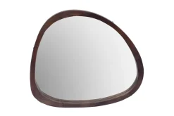 Brix Organische Spiegels|Spiegel Joy Mangohout, 70 x 80cm Walnoot