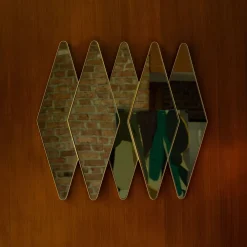 Dutchbone Gouden Spiegels|Spiegel Kyoko 70 x 77cm