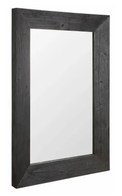 MUST Living Zwarte Spiegels|Spiegel Lola Hout, kleur Zwart