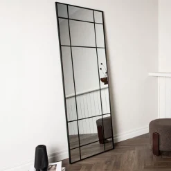 Nohr Zwarte Spiegels|Spiegel Madiha Raster, kleur Zwart