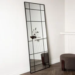 Nohr Zwarte Spiegels|Spiegel Madiha Raster, kleur Zwart