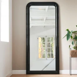 Rivièra Maison Zwarte Spiegels|Spiegel Place Vendome 220 x 100cm Zwart