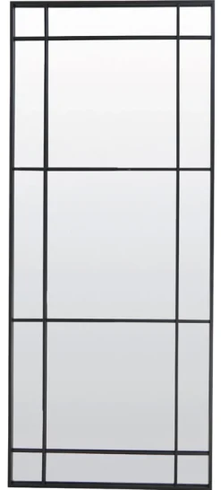 Light & Living Gouden Spiegels|Zwarte Spiegels|Spiegel Rincon 183 x 77cm