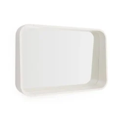 Kave Home Badkameraccessoires|Spiegel Salaya 60 x 90cm, kleur Beige Wit
