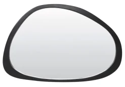 Light & Living Zwarte Spiegels|Organische Spiegels|Spiegel Sonora kleur Zwart