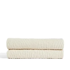 Kave Home Plaids|Sprei Raylo kleur Off White