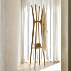 Ethnicraft Staande Kapstokken|Staande Kapstok PI Hout, 184cm hoog