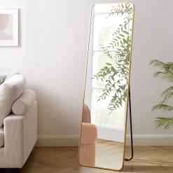 Artistiq Living Gouden Spiegels|Staande Spiegel Jani 160 x 50cm, kleur Goud