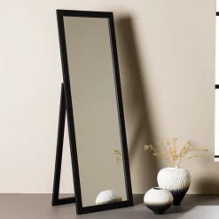 Nohr Zwarte Spiegels|Staande Spiegel Kaycie 170 x 55cm