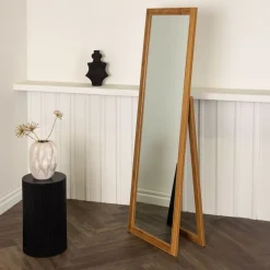 Nohr Zwarte Spiegels|Staande Spiegel Kaycie 170 x 55cm