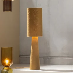 WOOOD Tafellampen|Vloerlampen|Tafellamp / Vloerlamp Loft Bouclé, kleur Tapenade