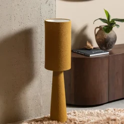 WOOOD Tafellampen|Vloerlampen|Tafellamp / Vloerlamp Loft Bouclé, kleur Tapenade