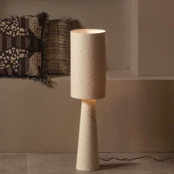 WOOOD Tafellampen|Vloerlampen|Tafellamp / Vloerlamp Loft Bouclé, 90cm Naturel