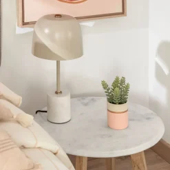 Kave Home Tafellampen|Tafellamp Alish, kleur Beige