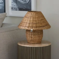 Rivièra Maison Tafellampen|Tafellamp Ames Pitriet, 40cm Bruin