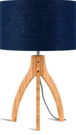 GOOD&MOJO Tafellampen|Tafellamp Annapurna Bamboe en Eco linnen