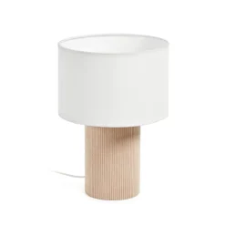 Kave Home Tafellampen|Tafellamp Bianella Rib Velvet