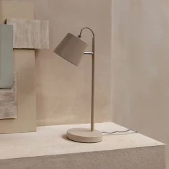 Zuiver Tafellampen|Tafellamp Buckle 50cm, kleur Beige