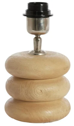 Light & Living Tafellampen|Tafellamp Budongo Mangohout, kleur (excl. kap) Naturel