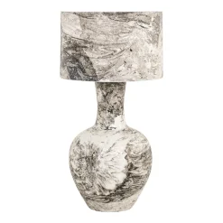 Richmond Interiors Tafellampen|Tafellamp Cecile Marmerlook, 78cm