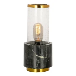 Richmond Interiors Tafellampen|Tafellamp Conan Marmer, 30cm Zwart