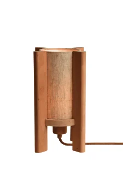 GOOD&MOJO Tafellampen|Tafellamp Corsica Beukenhout en stof