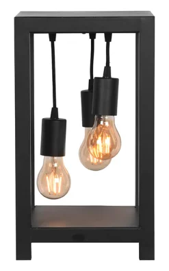 LABEL51 Tafellampen|Tafellamp Dangle, Metaal, 3 lamps, kleur Zwart
