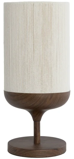 Light & Living Tafellampen|Tafellamp Dania 50cm Donker hout