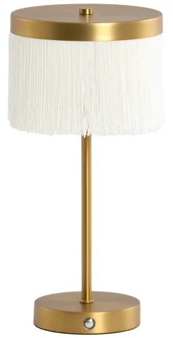 Light & Living Tafellampen|Tafellamp Diny LED, 35cm Cru00e8me