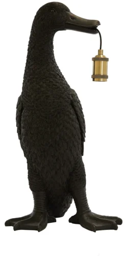 Light & Living Tafellampen|Tafellamp Duck kleur Zwart