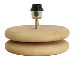 Light & Living Tafellampen|Tafellamp Eboli Mangohout Ø25cm (excl. kap)