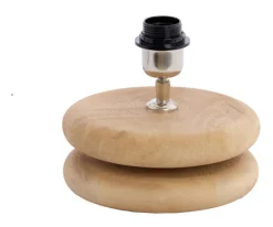 Light & Living Tafellampen|Tafellamp Eboli Mangohout, Ø20cm (excl. kap)