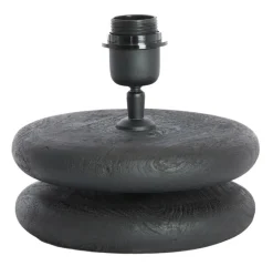 Light & Living Tafellampen|Tafellamp Eboli Mangohout, Ø20cm (excl. kap)