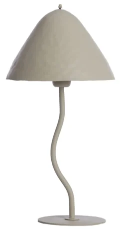 Light & Living Tafellampen|Tafellamp Elimo 50cm, kleur Mat Lichtgrijs