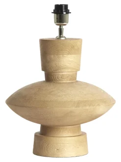 Light & Living Tafellampen|Tafellamp Fiera Mangohout, kleur Naturel (excl. kap)