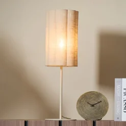 Light & Living Tafellampen|Tafellamp Fringe 70cm, kleur Naturel