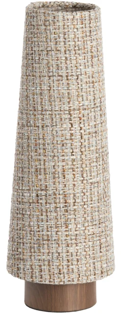 Light & Living Tafellampen|Tafellamp Howie Katoen, kleur Lichtbruin