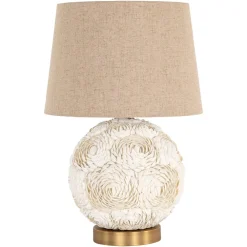 Richmond Interiors Tafellampen|Tafellamp Jamie 68cm Wit