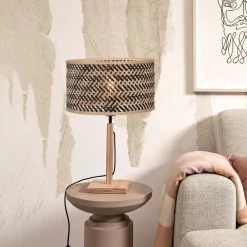 GOOD&MOJO Tafellampen|Tafellamp Java Bamboe, 38cm