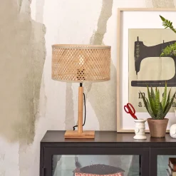 GOOD&MOJO Tafellampen|Tafellamp Java Bamboe, 38cm