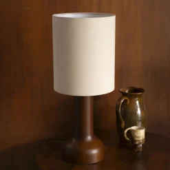 Dutchbone Tafellampen|Tafellamp Jones Hout