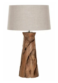 MUST Living Tafellampen|Tafellamp Jungle Teakhout Naturel