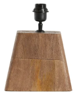 Light & Living Tafellampen|Tafellamp Kardan Mangohout (excl. kap)