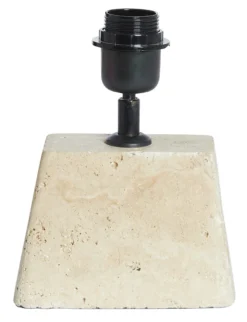 Light & Living Tafellampen|Tafellamp Kardan Mangohout, 21cm (excl kap)