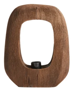 Light & Living Tafellampen|Tafellamp Kelafo Mangohout, kleur Bruin