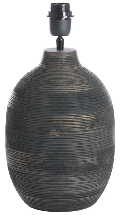 Light & Living Tafellampen|Tafellamp Khomai Mangohout (excl. kap)